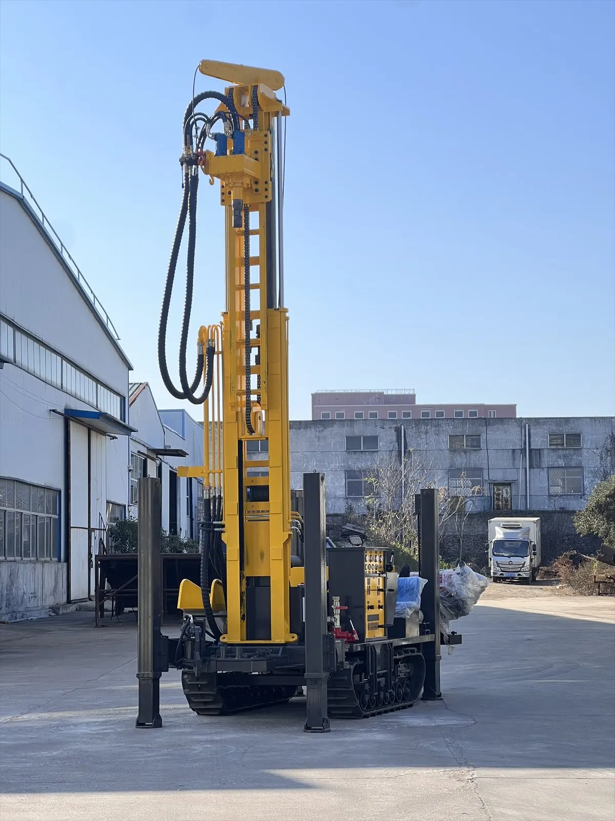 HY260C 260m Water Well Drilling Rig technical illustration